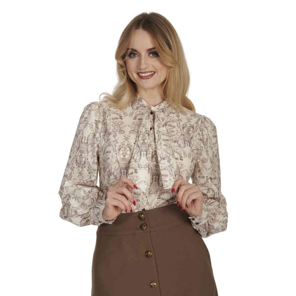 Banned - Bunny Blouse - Gebroken wit
